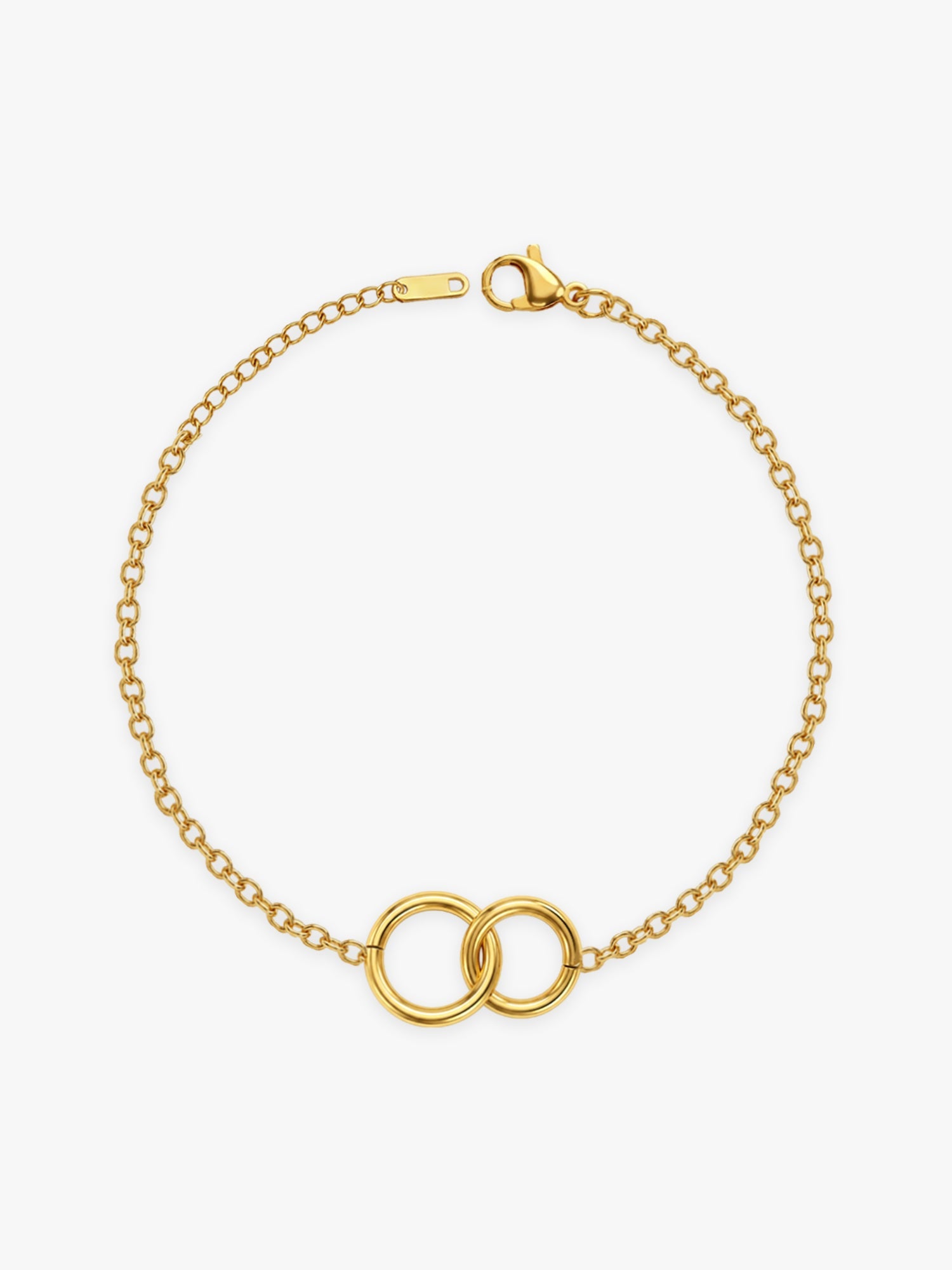 OnnMe by GIVA Loop Drama Gold Plated Bracelet