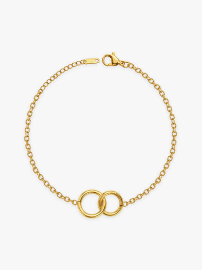 OnnMe by GIVA Loop Drama Gold Plated Bracelet