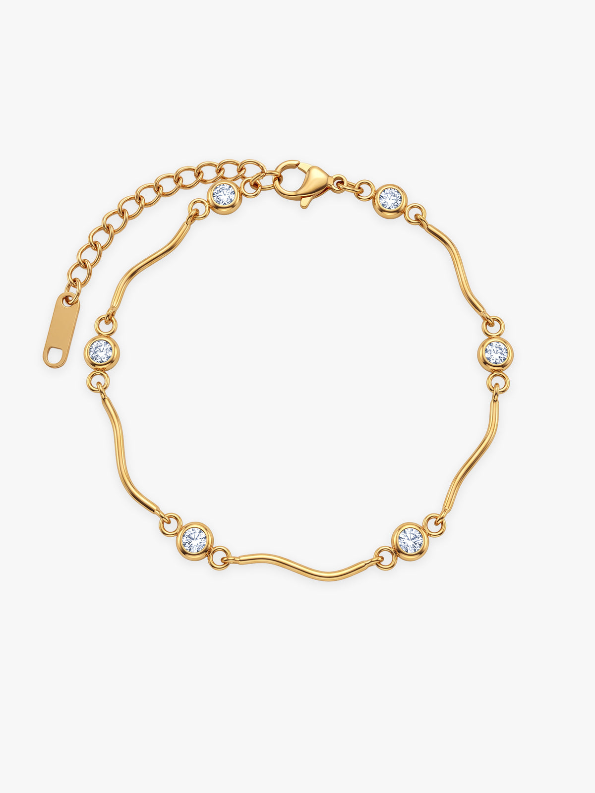 IXIA by GIVA Classic Energy Gold Plated Bracelet