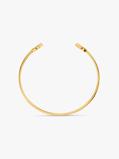 Love Loop Gold Plated Cuff Bracelet