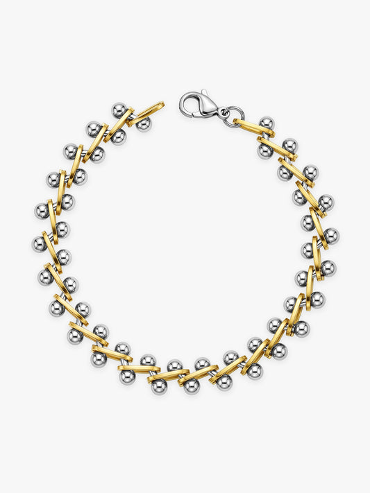 Noise Control Dual Tone Bracelet