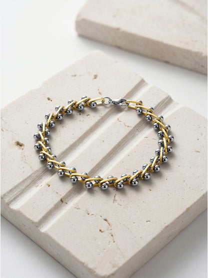 Noise Control Dual Tone Bracelet