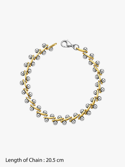 Noise Control Dual Tone Bracelet