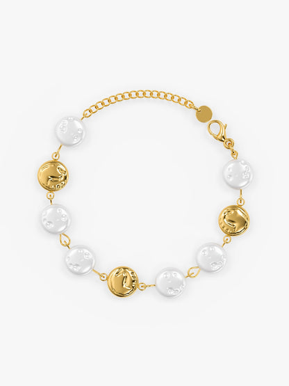 Pearl Please Gold Plated Bracelet