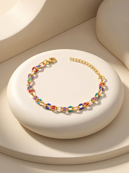 IXIA by GIVA Candy Trigger Gold Plated Bracelet