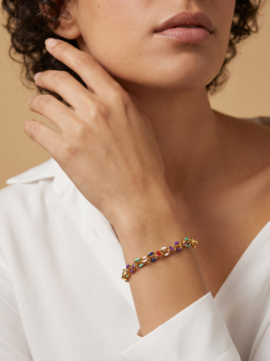 OnnMe by GIVA Candy Trigger Gold Plated Bracelet