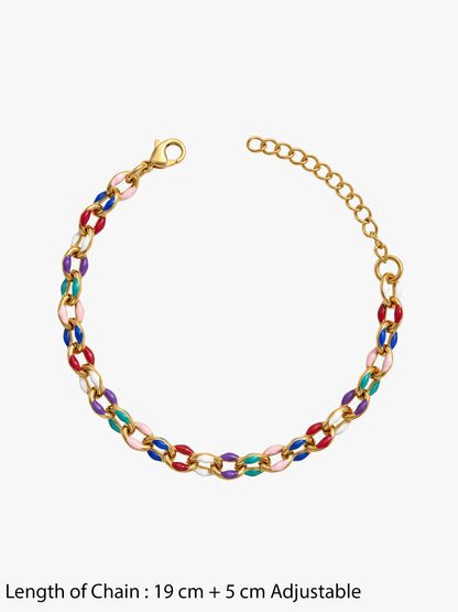 Candy Trigger Gold Plated Bracelet