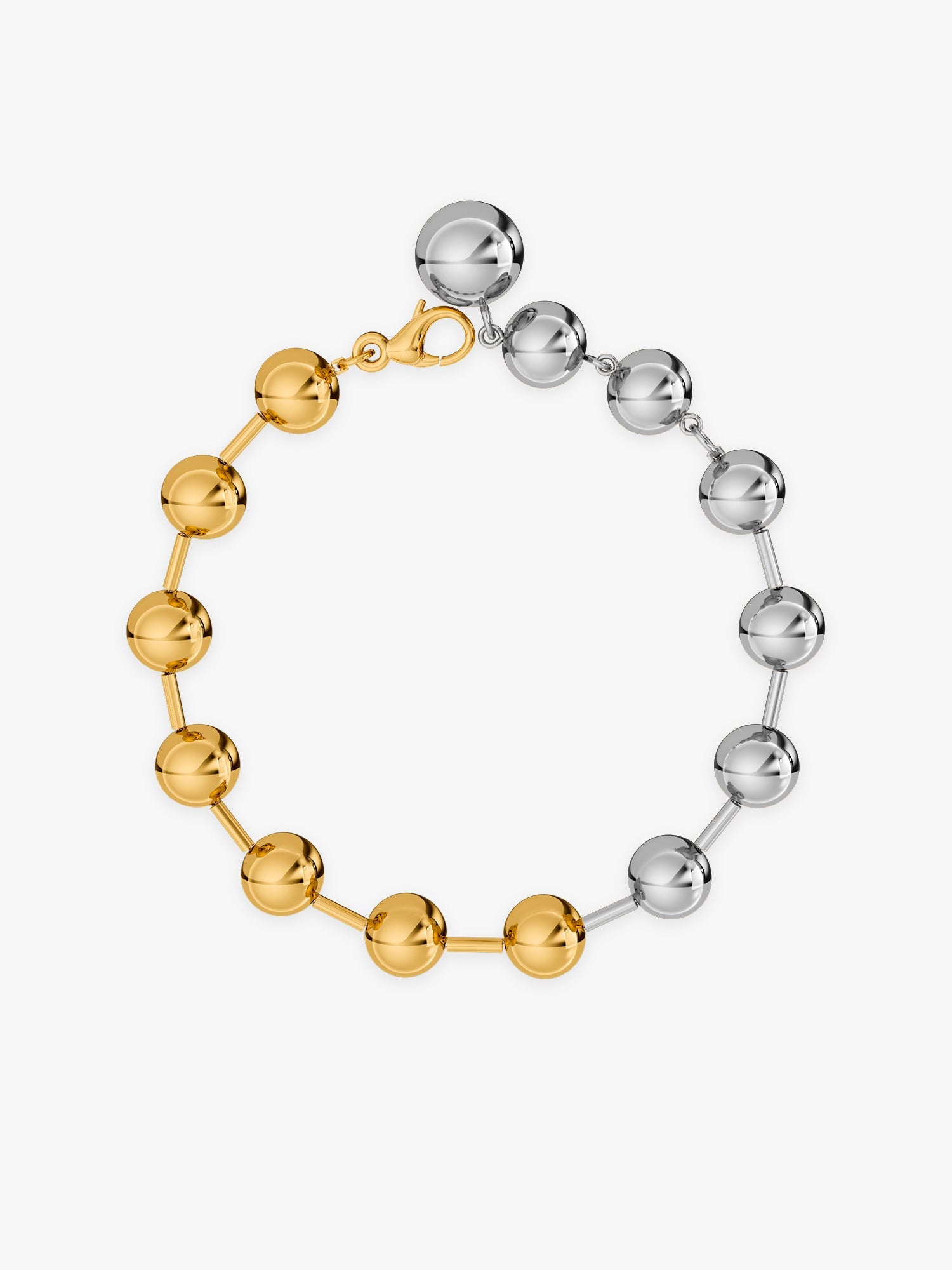OnnMe by GIVA Mix Pop Dual Tone Beaded Bracelet