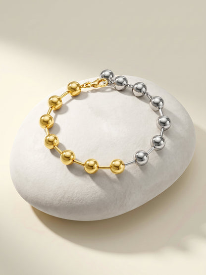 OnnMe by GIVA Mix Pop Dual Tone Beaded Bracelet