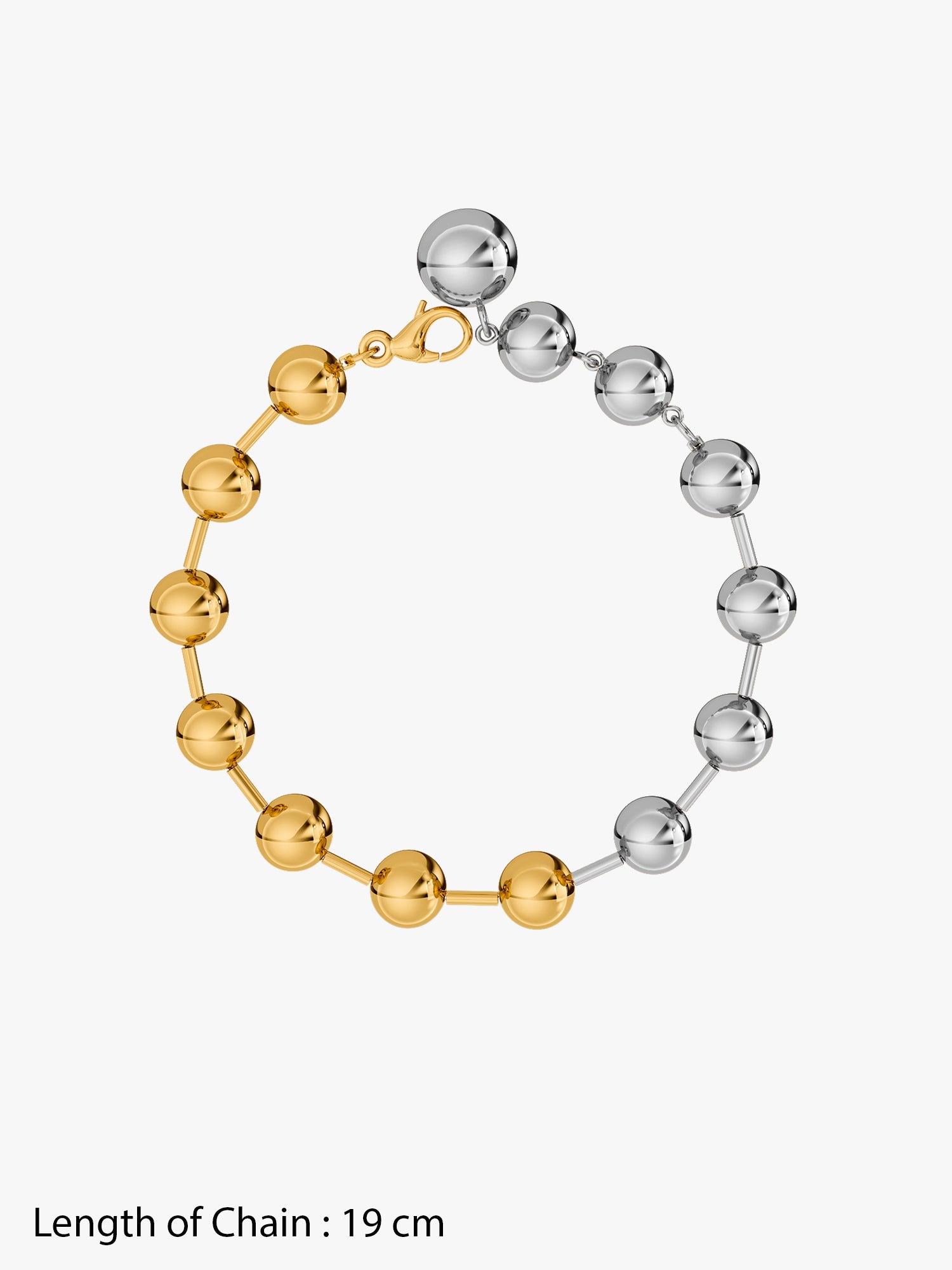 OnnMe by GIVA Mix Pop Dual Tone Beaded Bracelet