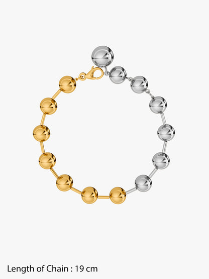 OnnMe by GIVA Mix Pop Dual Tone Beaded Bracelet