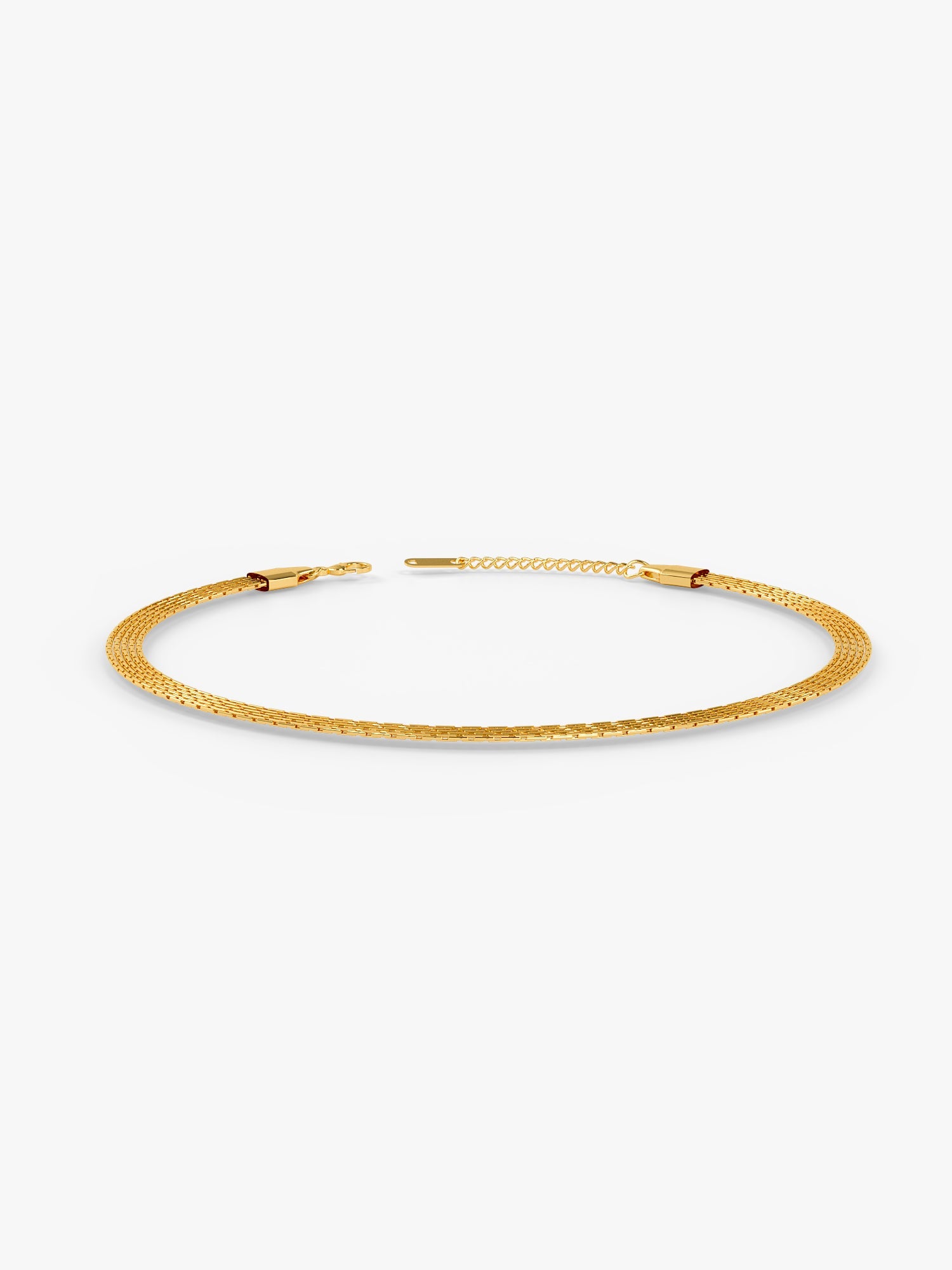 OnnMe by GIVA Stacked Signal Gold Plated Layered Bracelet