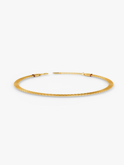 OnnMe by GIVA Stacked Signal Gold Plated Layered Bracelet