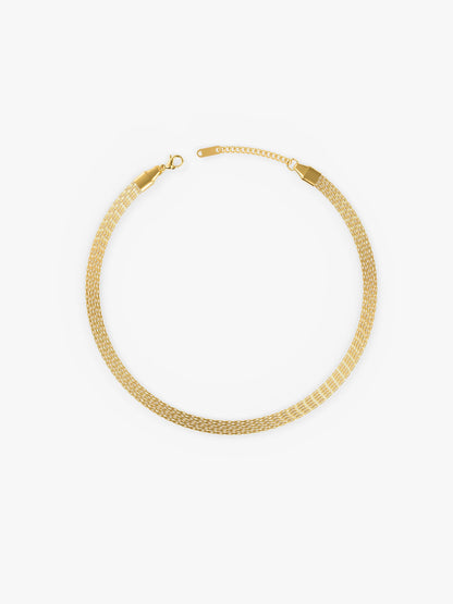 OnnMe by GIVA Stacked Signal Gold Plated Layered Bracelet