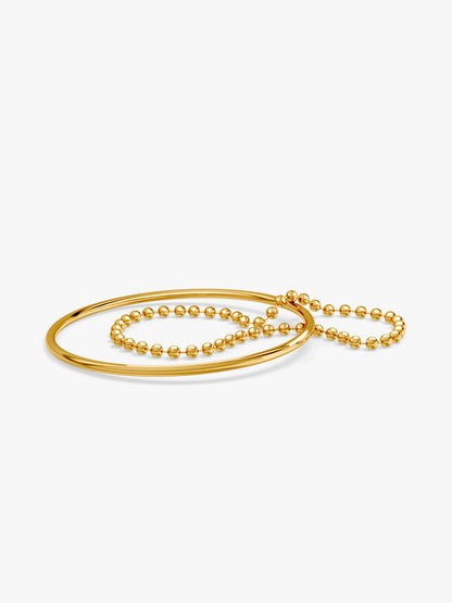 Gold Plated Duo Drip Bracelet