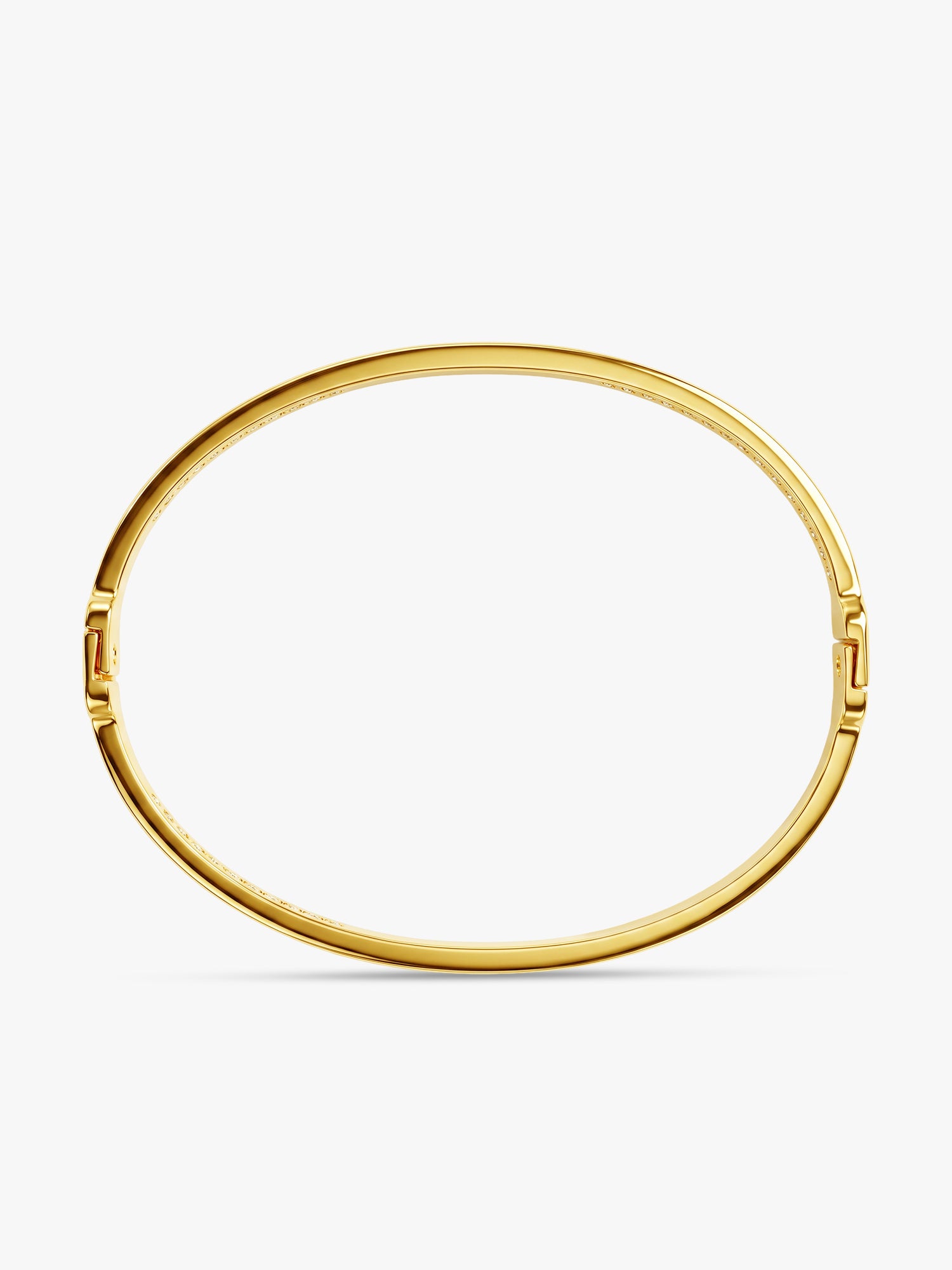 Bling Behaviour Gold Plated Bangle Bracelet