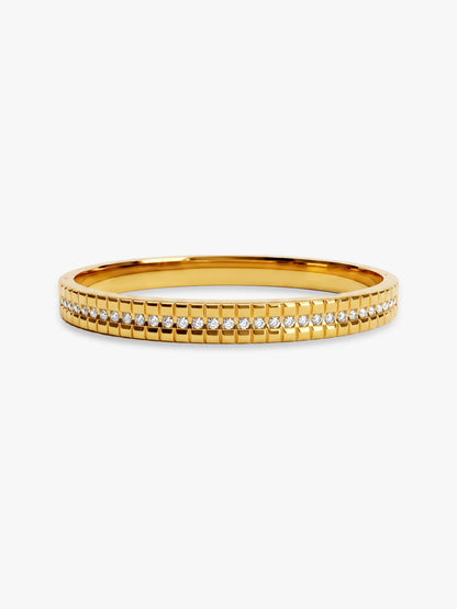 Lit Gold Plated Bangle
