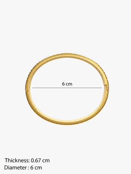 OnnMe by GIVA Lit Gold Plated Bangle