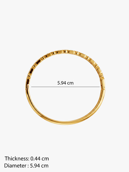 OnnMe by GIVA Simp Gold Plated Bangle