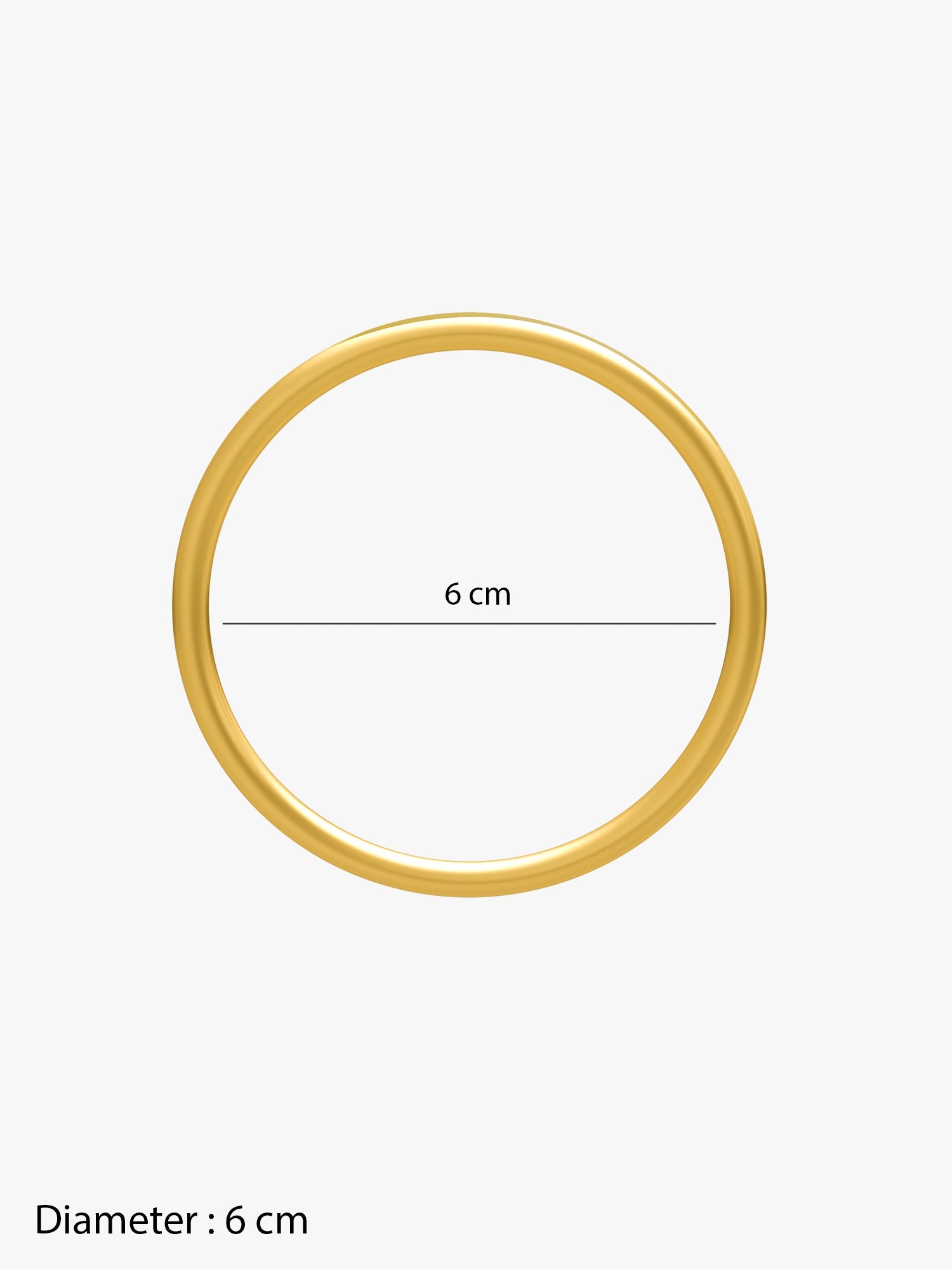 OnnMe by GIVA Clean Core Gold Plated Bangle