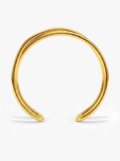 Play Date Gold Plated Cuff Bracelet