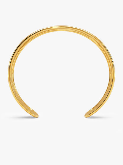 Melt Fiction Gold Plated Cuff Bracelet