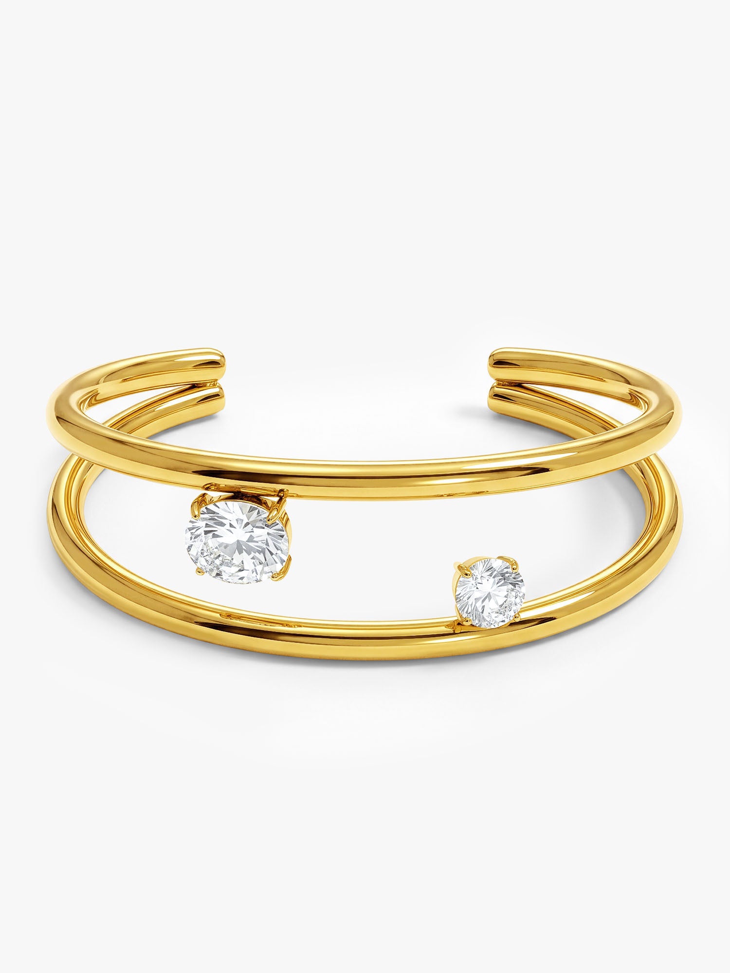 OnnMe by GIVA Meet Cute Gold Plated Cuff Bracelet