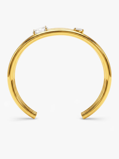 Meet Cute Gold Plated Cuff Bracelet