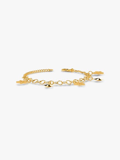 Star Drip Gold Plated Bracelet