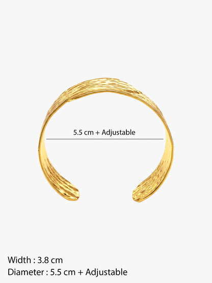 Bold Behaviour Gold Plated Bracelet