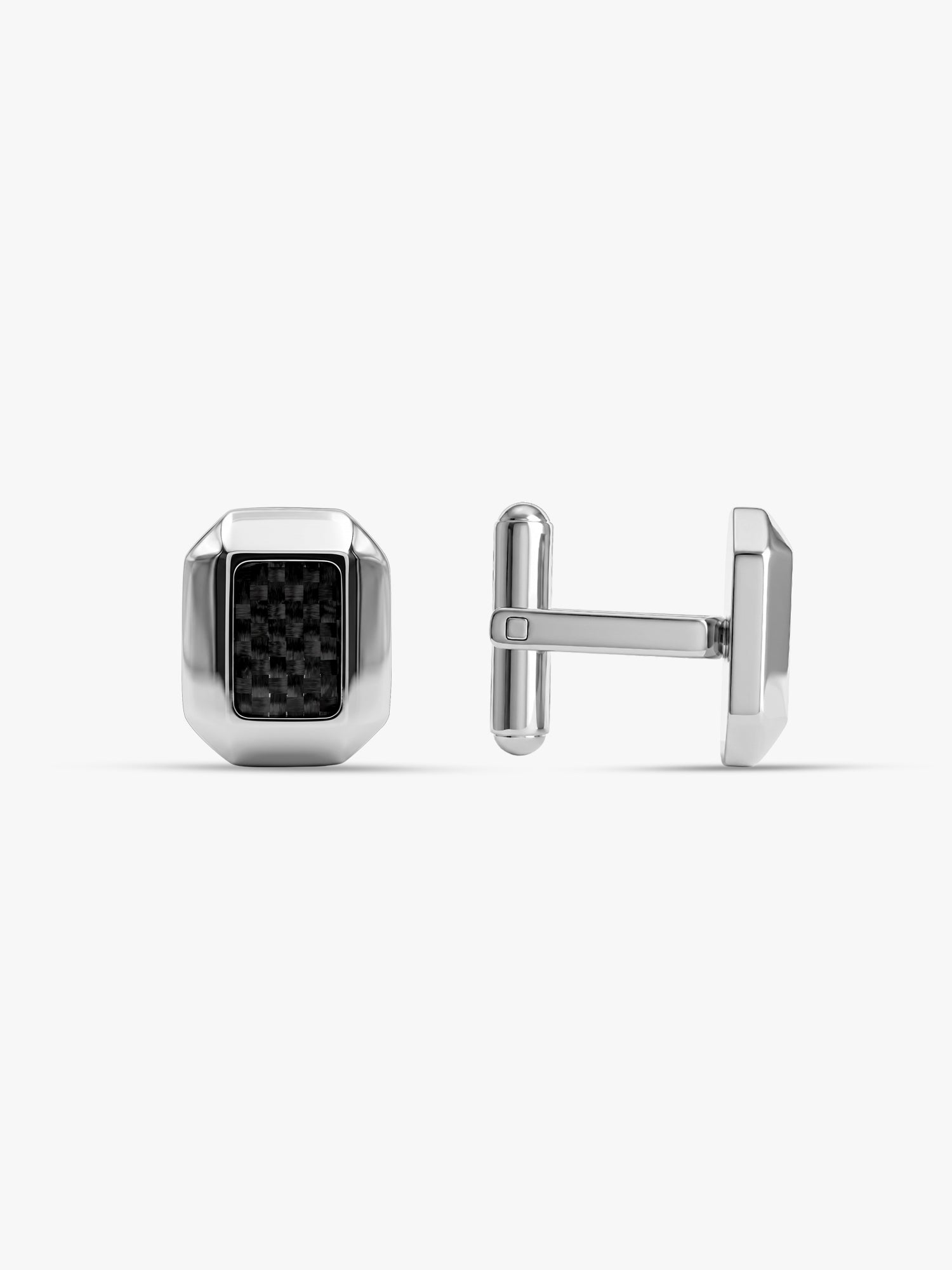 OnnMe by GIVA Film Noir Rhodium Plated Cufflinks For Men