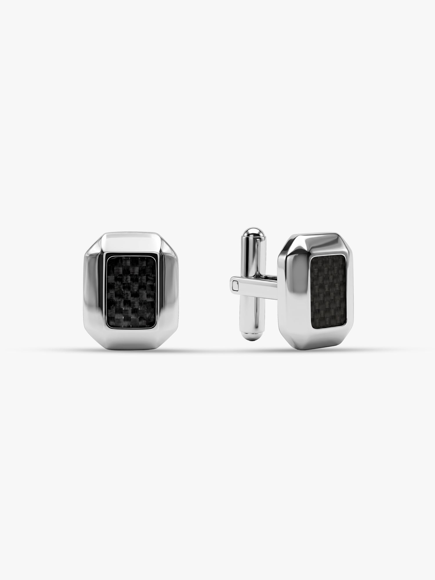 OnnMe by GIVA Film Noir Rhodium Plated Cufflinks For Men