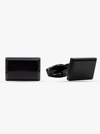IXIA by GIVA Boardroom Punk Black Rhodium Cufflinks For Men