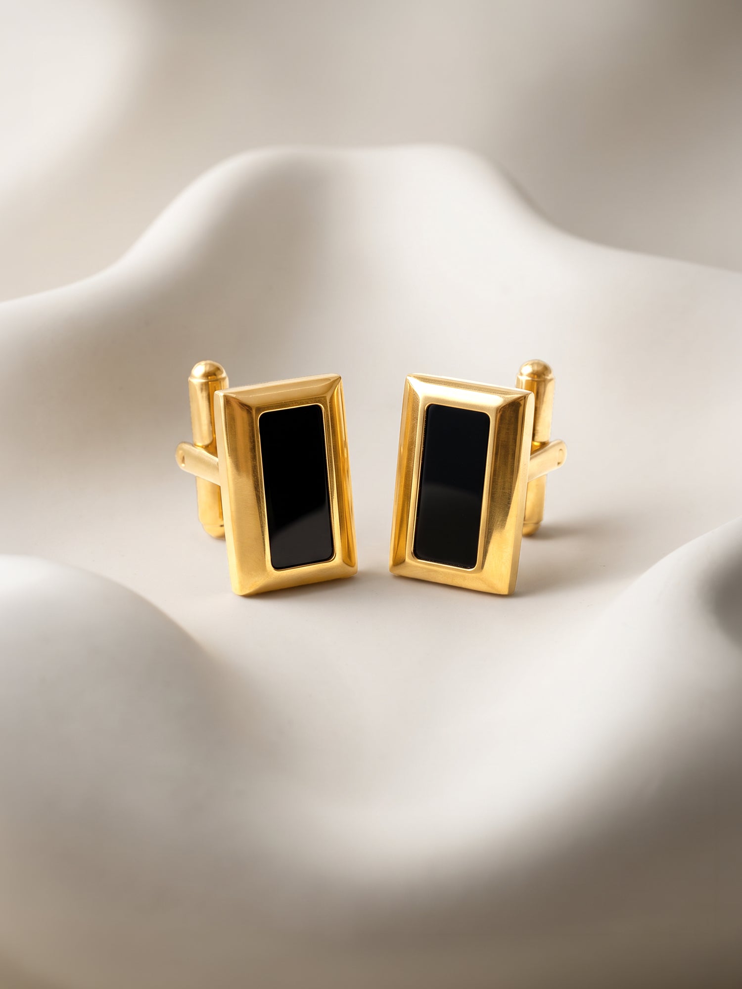 OnnMe by GIVA Power Move Gold Plated Cufflinks For Men