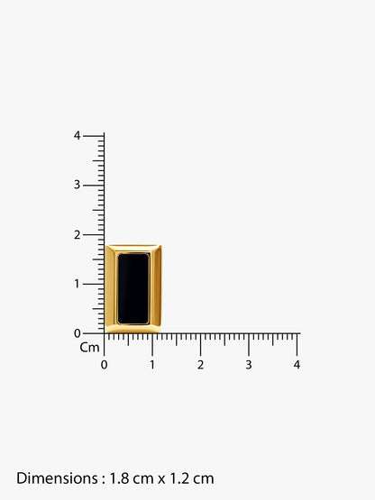 OnnMe by GIVA Power Move Gold Plated Cufflinks For Men
