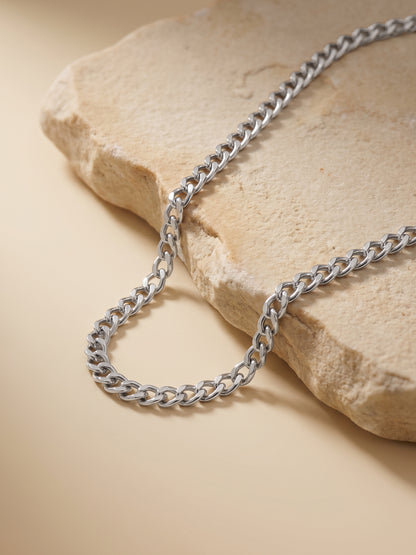 OnnMe by GIVA Iced Out Rhodium Plated Chain For Men