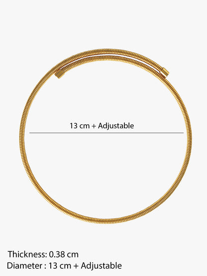 Collar Crush Gold Plated Chain