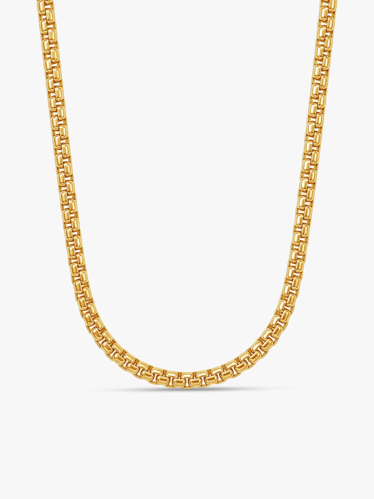 OnnMe by GIVA Forged Strength Golden Box Chain For Men
