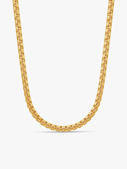 OnnMe by GIVA Forged Strength Golden Box Chain For Men
