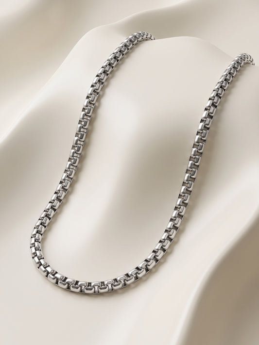 OnnMe by GIVA Stylish Reaction Rhodium Plated Chain For Men