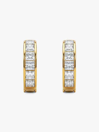 Minimal Arc Gold Plated Cuff Earrings