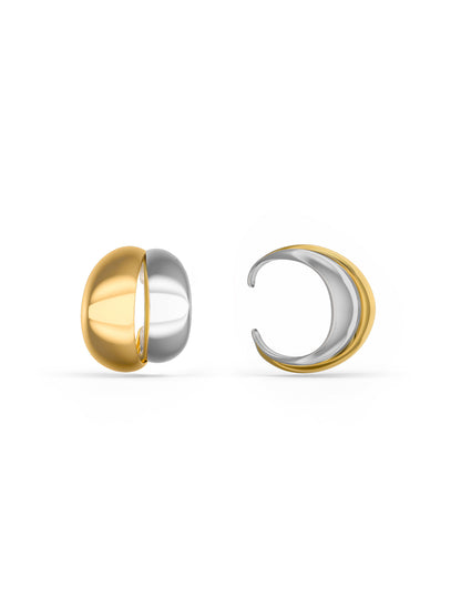 Mini Curve Dual Tone Ear Cuffs
