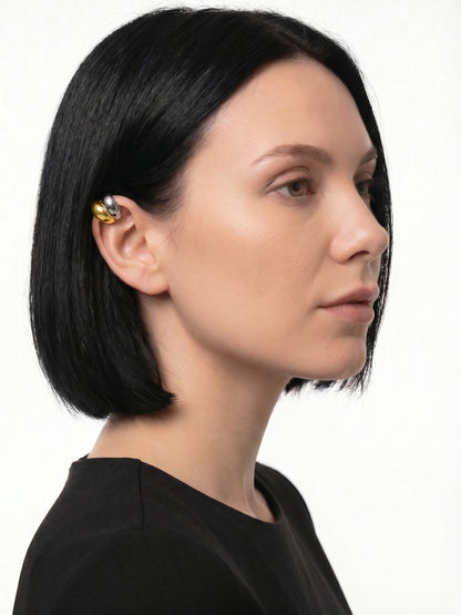 Mini Curve Dual Tone Ear Cuffs
