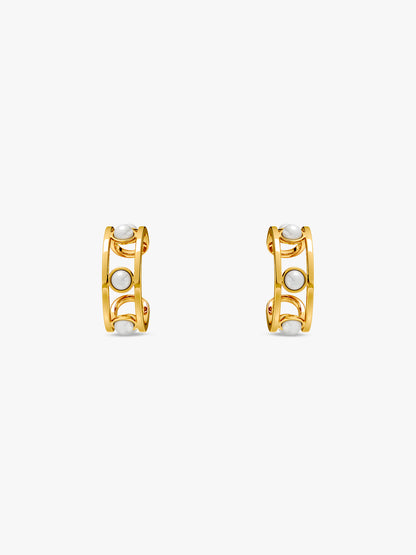 Micro Lock Gold Plated Ear Cuffs