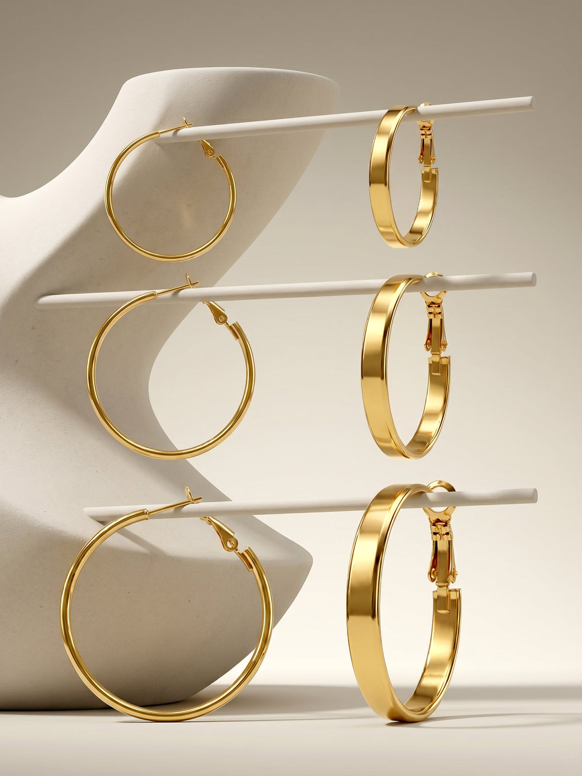 IXIA by GIVA After Hours Gold Plated Earrings Set