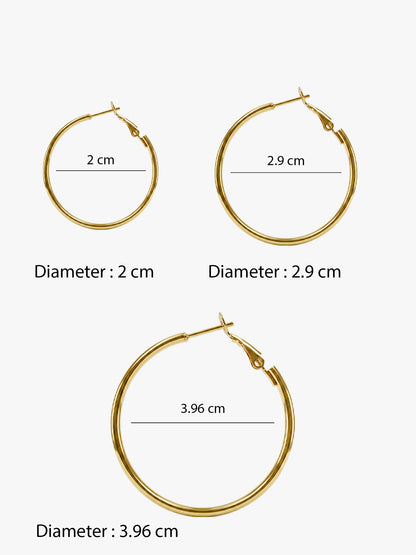 After Hours Gold Plated Earrings Set