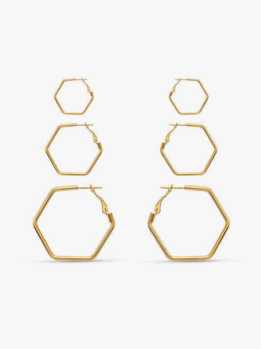 Sharp Behaviour Demi Fine Earrings Set