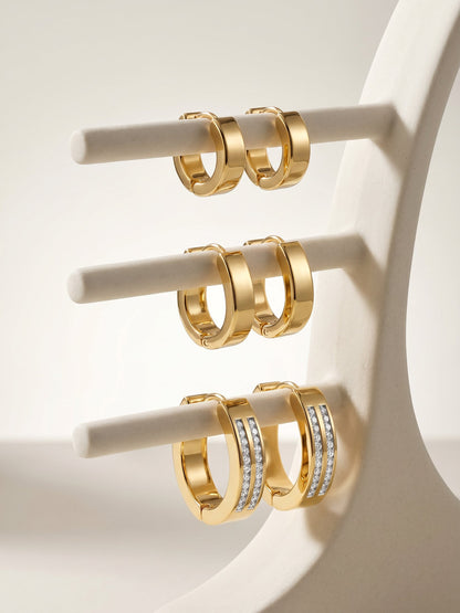 Edge Theory Gold Plated Earrings