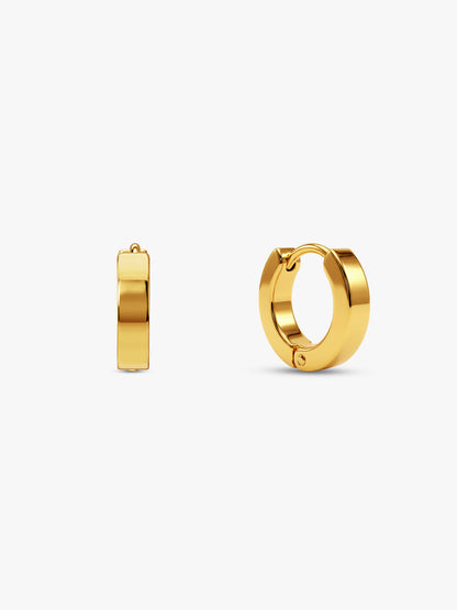 Sharp Turn Demi Fine Hoop Earrings Set