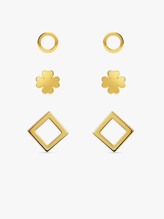 Pick N Mix Gold Plated Earrings
